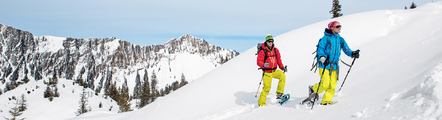 Schneesport mit Rücksicht Partner
