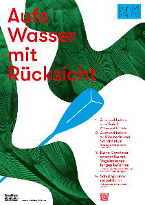 Titelbild des Kampagnenmaterials «Aufs Wasser mit Rücksicht»